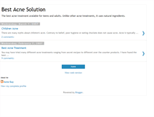 Tablet Screenshot of best-acne-solution.blogspot.com