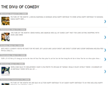 Tablet Screenshot of diva-of-comedy.blogspot.com