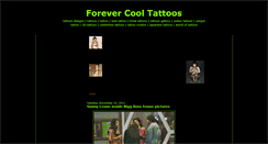 Desktop Screenshot of forevercooltattoos.blogspot.com