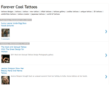 Tablet Screenshot of forevercooltattoos.blogspot.com