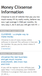 Mobile Screenshot of moneyclixsense.blogspot.com