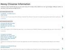 Tablet Screenshot of moneyclixsense.blogspot.com