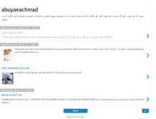 Tablet Screenshot of abuyaeachmad.blogspot.com