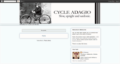 Desktop Screenshot of cycleadagio.blogspot.com