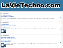 Tablet Screenshot of lavietechno.blogspot.com