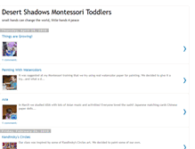 Tablet Screenshot of desertshadowsmontessoritoddlers.blogspot.com