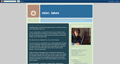 Desktop Screenshot of misctakes.blogspot.com