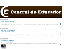 Tablet Screenshot of centraldoeducador.blogspot.com