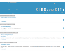 Tablet Screenshot of blogonthecity.blogspot.com