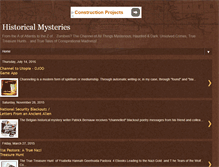 Tablet Screenshot of historicalmysterywriter.blogspot.com