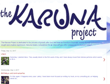 Tablet Screenshot of karunaproject.blogspot.com