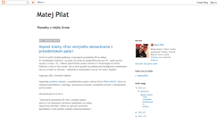 Desktop Screenshot of matejpilat.blogspot.com