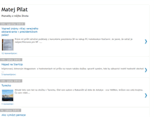 Tablet Screenshot of matejpilat.blogspot.com