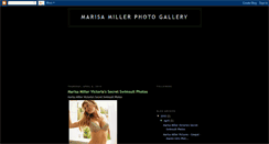 Desktop Screenshot of marisa-miller-photo-gallery.blogspot.com