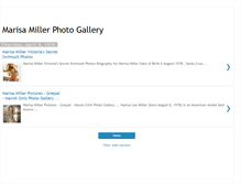 Tablet Screenshot of marisa-miller-photo-gallery.blogspot.com