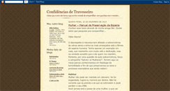 Desktop Screenshot of confidenciasdetravesseiro.blogspot.com