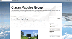 Desktop Screenshot of ciaranmaguiregroup.blogspot.com