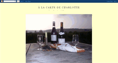 Desktop Screenshot of alacartedecharlotte.blogspot.com
