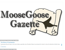 Tablet Screenshot of moosegoosegazette.blogspot.com