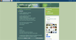 Desktop Screenshot of analisisdeltextoliterario.blogspot.com