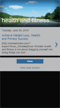 Mobile Screenshot of betterhealthandfitnesstoday.blogspot.com