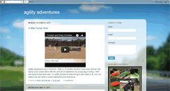 Desktop Screenshot of kathy-agilityadventures.blogspot.com