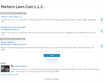 Tablet Screenshot of hortonslawncarellc.blogspot.com