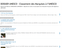 Tablet Screenshot of marquises-unesco.blogspot.com