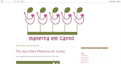 Desktop Screenshot of maternaemcanto.blogspot.com