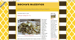 Desktop Screenshot of beckysbuzzings.blogspot.com