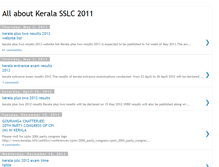 Tablet Screenshot of keralasslc2011.blogspot.com