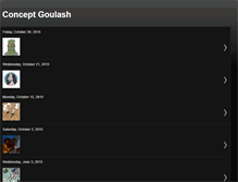 Tablet Screenshot of conceptgoulash.blogspot.com