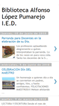 Mobile Screenshot of bibliotecaalfonsolopezpumarejo.blogspot.com