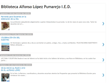 Tablet Screenshot of bibliotecaalfonsolopezpumarejo.blogspot.com