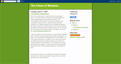 Desktop Screenshot of futureefficientwindows.blogspot.com