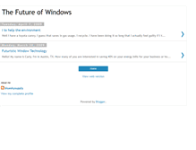 Tablet Screenshot of futureefficientwindows.blogspot.com