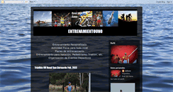 Desktop Screenshot of entrenamientouno.blogspot.com