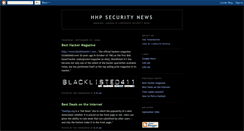 Desktop Screenshot of hhpsecurity.blogspot.com