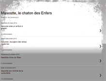 Tablet Screenshot of chatondesenfers.blogspot.com