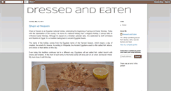 Desktop Screenshot of dressedandeaten.blogspot.com