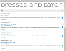 Tablet Screenshot of dressedandeaten.blogspot.com