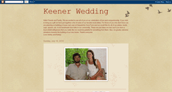 Desktop Screenshot of keenerwedding.blogspot.com