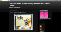 Desktop Screenshot of missdjones.blogspot.com