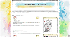 Desktop Screenshot of constantlyredone.blogspot.com