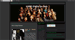 Desktop Screenshot of 1000dvds.blogspot.com