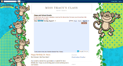 Desktop Screenshot of misstracyclass.blogspot.com