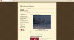 Desktop Screenshot of histoiresdenfants.blogspot.com