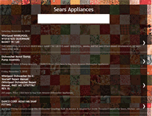 Tablet Screenshot of 01searsappliances.blogspot.com