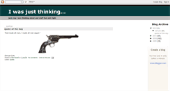 Desktop Screenshot of iwuzjustthinking.blogspot.com