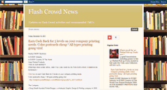 Desktop Screenshot of flashcrowdnews.blogspot.com